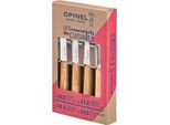 Set Di Coltelli Da Cucina Opinel, 4 Pezzi In Legno D'ulivo