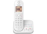 Panasonic KX-TGC420G - Telefono Cordless - Segreteria Telefonica Con Id Chiamante - Dect - Bianco (KX-TGC420GW)