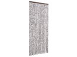 Vidaxl Tenda Zanzariera Marrone E Beige 90X220 Cm In Ciniglia