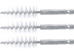 Bgs Spazzola In Nylon 16 Mm Esagono Esterno 6,3 Mm (1/4") 3 Pezzi - 3078-16-N"