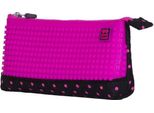 Pixie Crew Valigetta Grande Nero Con Punta Fuchsie