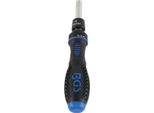 Bgs Impugnatura Girevole A Cricchetto Per Punte Esagonali Reversibili 6,3 Mm (1/4") - 9150"