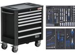 Bgs Carrello Da Officina 7 Cassetti Altezza Extra Bassa Con 209 Utensili - 4140