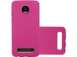 Cadorabo Custodia Protettiva Per Motorola Moto Z2 Play / Z2 Force Custodia In Rosa Custodia Rigida Custodia Per Cellulare Cover