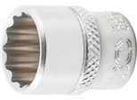 Chiave A Bussola A Dodici Facce | Azionamento Quadrato 6,3 Mm (1/4") | Sw 9/16"""