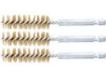 Bgs Spazzola In Ottone 14 Mm Esagono Esterno 6,3 Mm (1/4") 3 Pezzi - 3078-14-M"