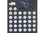 Bgs Inserto Carrello Officina 1/6: Set Di Attrezzi Per Serratura Cerchi Per Mercedes-Benz 35 Pezzi - 9469