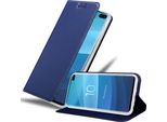 Cadorabo Custodia Per Cellulare Per Samsung Galaxy S10 Plus Custodia Protettiva In Blu Cover Etui Book Case Booklet