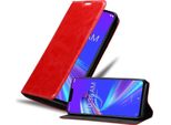 Cadorabo Custodia Per Asus Zenfone Max M2 Custodia Protettiva In Rosso Custodia Per Cellulare Custodia Cover Chiusura Magnetica