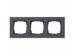 Gira 0213095 Telaio Di Copertura A 3 Prese Piatto Gira E2 Nero M