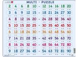 Puzzle Larsen Impara A Contare - Tabelle, 80 Pezzi.