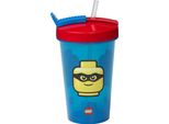Lego 40440001 Tazza Lego Con Cannuccia Iconic, 0,5 Litri