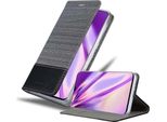 Cadorabo Custodia Per Samsung Galaxy A90 5G Custodia Protettiva In Grigio Custodia Per Cellulare Custodia A Libro Cover
