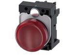Spia Siemens Rossa Piatta 24 V/Ac, 24 V/Dc Sirius Act 3SU1102-6AA20-1AA0 1 Pz