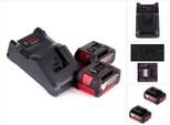 Starter Set 18V Bosch Con 2X Batteria Gba 5,0Ah + Caricabatterie Gal 18V-40