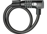 Axa Serratura A Cavo Resolute 60/12 Code, Lunghezza 65 Cm, Ø 12 Mm, Nero