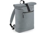 Bagbase Zaino Unisex Recycle Roll-Top PC4045 (Taglia Unica) (Grigio)