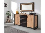 Skye Decor, Cosmo Rio, Console, Pino Atlantico, Pannello Di Legno Rivestito Al 100 % Di Melamina, 160 X 45 X 80 Cm