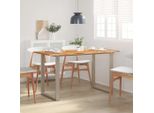 Vidaxl Tavolo Da Pranzo 140×70×76 Cm In Legno Massiccio Di Acacia
