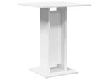 Vidaxl Tavolo Da Bistrot Bianco 60X60X75 Cm Materiale A Base Di Legno