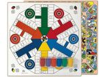 Cayro - Tavola Da Parchesi - Oca Di Legno Con Accessori 6 Giocatori - Tradizionale