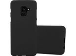 Cadorabo Custodia Protettiva Per Samsung Galaxy A8 2018 Cover In Nero Custodia Per Telefono Cellulare Tpu Etui Cover Case