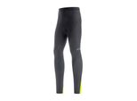 Gore C3 Thermo Plus Pants Uomo Vita Elastica Nero E Giallo Neon Taglia M 100649990808