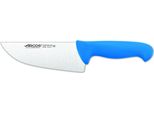 Coltello Da Macellaio Arcos Colore - Prof 295823 Acciaio Inox Nitrum E Mango Polipropilene Ergonomico Blu E Lama Da 17 Cm, Vetrina