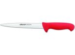 Coltello Per Sfilettare Arcos Color - Prof 295222 In Acciaio Inox Nitrum E Polipropilene Rosso Mango Ergonomico E Lama Da 19 Cm, Vetrina