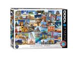 Eurographics Puzzle Globetrotter - Il Mondo Intero 1000 Pezzi