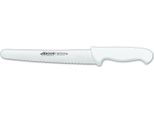 Coltello Da Pasticceria Arcos Color - Prof 293224 In Acciaio Inox Nitrum E Polipropilene Bianco Mango Ergonomico Con Lama Da 25 Cm, Vetrina