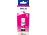 Epson 103 Ecotank Magenta Ink Bottle (We) - Magenta - Epson - Epson L5190 / L3156 / L3151 / L3150 / Ecotank L3110 - 65 Ml - Ad Inchiostro - Indonesia