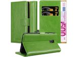 Cadorabo Cover Per Lg X Screen Cover Protettiva In Verde Cellulare Cover Libro Custodia Custodia