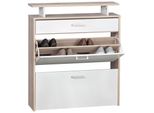 Wohnling WL1.794 Schuhkipper Sonoma 80 Cm X 24 Cm X 95 Cm