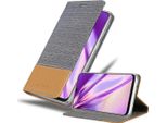 Cadorabo Custodia Per Samsung Galaxy M21 / M30S Custodia Protettiva In Grigio Custodia Per Cellulare Custodia A Libro Cover