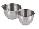 Set Di Ciotole Rosti In Acciaio Inox Margrethe 2 Pezzi 245120
