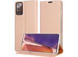 Cadorabo Custodia Per Cellulare Per Samsung Galaxy Note 20 Custodia Protettiva In Rosa Cover Etui Book Case Booklet