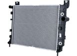 Radiatore Motore Raffreddamento Alette Saldate 597 - 475 Mm Alluminio Nrf Per Chrysler E Altri