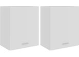 Syfax™ Armadi Sospesi “Lyon” 2 Pz Bianchi 50X31X60 Cm