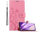 Cadorabo Cover Per Samsung Galaxy A41 Cover Protettiva In Rosa Cover Protettiva Cover Per Telefono Cellulare Cover Fiori Custodia Fiore