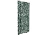 Vidaxl Tenda Zanzariera Verde E Bianca 100X220 Cm In Ciniglia