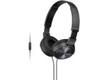 Sony Mdr ZX310AP - Zx Series - KopfhöRer Und Mikrofon - Volle GrößE - Schwarz (MDRZX310APB.CE7)