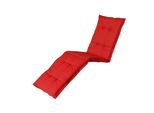 Cuscino Per Lettino Basic Circa 200 X 65 Cm Rosso 50 % Cotone, 50 % Poliestere