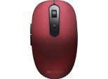 Canyon MW-9, Mouse Ottico Wireless 2In1 Bluetooth / Wireless Usb, 800/1000/1200/1500 Dpi, 6 Stampe, Rosso