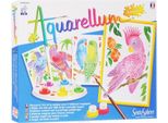 Set Da Colorare SentosphèRe Set Da Colorare Aquarellum Junior Pappagalli Animali