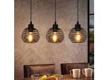 Zmh Lampada A Sospensione Lampada Da Tavolo Retrò Nero E27 3 Fiamme Lampada A Sospensione Retrò In Metallo Moderna Lampada A Sospensione Regolabile In Altezza Per Sala Da Pranzo Cucina