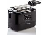Ariete 0159 Tostapane 2 Fette Con Pinze Nero Potenza 700 W