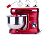 Robot Pasticceria Multifunzione 5,5L 1500W Rosso Kitchen Move Bat-1519
