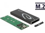 Delock - SpeichergehäUse - M.2 - M.2 Card / Sata 6Gb/S - Usb 3,2 (Gen 2) - Schwarz (42003)