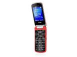 Brondi President Cellulare Base Doppia Sim Rosso 3" Fotocamera 1.3MP Memoria 32GB"